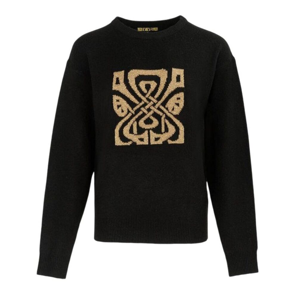 Biba Womens/Ladies Jacquard Celebration Sweater / Black/Gold